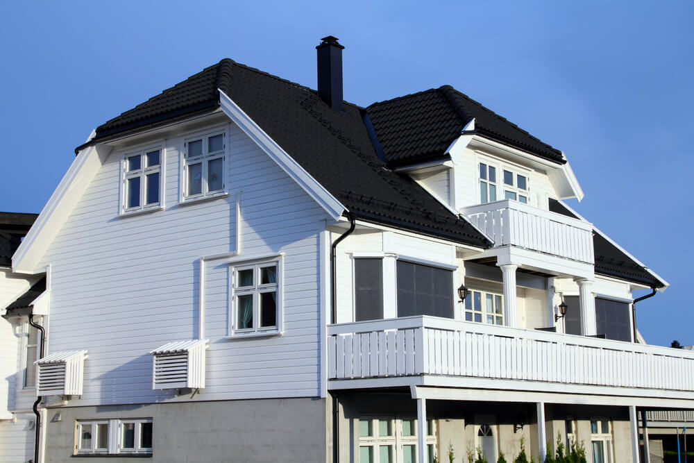 nytt tak på hus